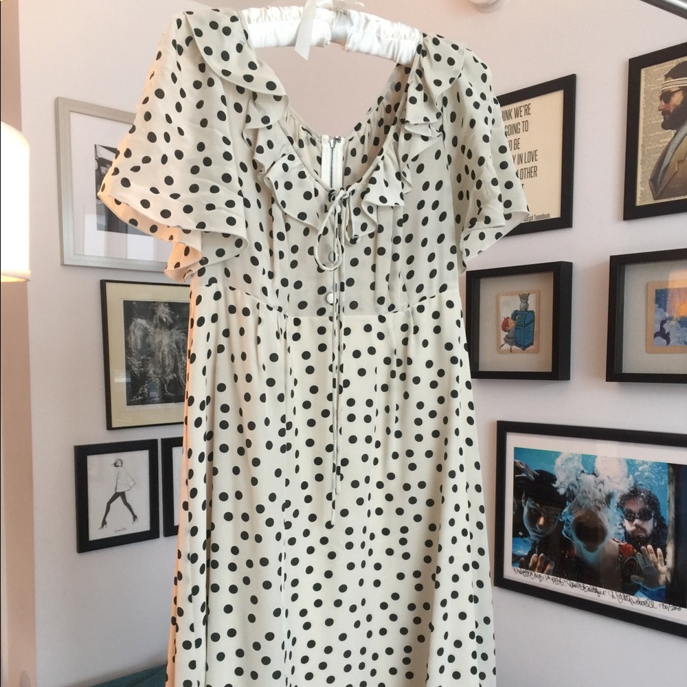 Dolce & Gabbana Silk Polka Dot Dress